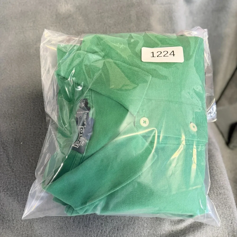 Ralph Lauren Polo Shirt Mens XL Kelly Green Short Sleeve Pique Cotton Ivy Prep